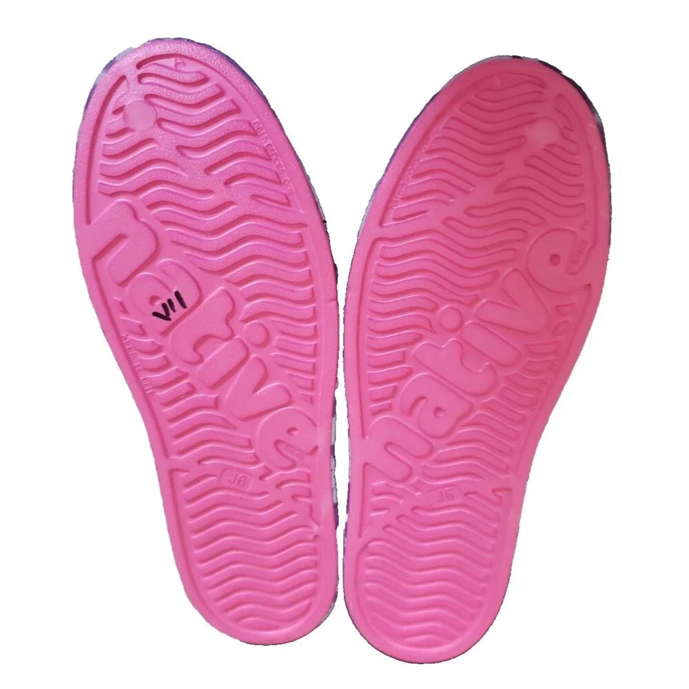 Native Jefferson The Circle Whistler Slip-On Sneaker Shoe Pink  Big Kids Size J6